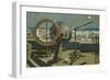 Hipparchus in the Observatory in Alexandria-Josep or Jose Planella Coromina-Framed Giclee Print