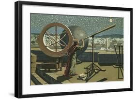 Hipparchus in the Observatory in Alexandria-Josep or Jose Planella Coromina-Framed Giclee Print