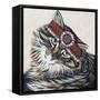 Hippie Cat I-Carolee Vitaletti-Framed Stretched Canvas