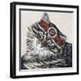 Hippie Cat I-Carolee Vitaletti-Framed Art Print