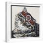 Hippie Cat I-Carolee Vitaletti-Framed Art Print