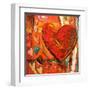 Hippie Hearts I-Patrcia Pinto-Framed Art Print