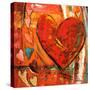 Hippie Hearts I-Patrcia Pinto-Stretched Canvas