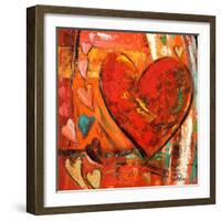 Hippie Hearts I-Patrcia Pinto-Framed Art Print