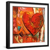 Hippie Hearts I-Patrcia Pinto-Framed Art Print