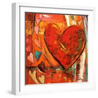 Hippie Hearts I-Patrcia Pinto-Framed Art Print