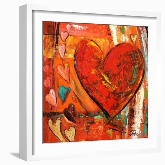 Hippie Hearts I-Patrcia Pinto-Framed Art Print