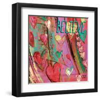 Hippie Hearts Inspired II-Patrcia Pinto-Framed Art Print