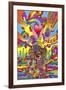 Hippie Musician 3-Howie Green-Framed Giclee Print