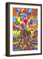 Hippie Musician 3-Howie Green-Framed Giclee Print