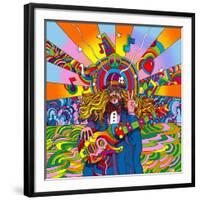 Hippie Musician-Howie Green-Framed Giclee Print