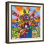 Hippie Musician-Howie Green-Framed Giclee Print