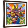 Hippie Musician-Howie Green-Framed Giclee Print