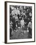 Hippies at Woodstock Music Festival-null-Framed Photographic Print