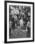 Hippies at Woodstock Music Festival-null-Framed Photographic Print