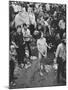 Hippies at Woodstock Music Festival-null-Mounted Photographic Print