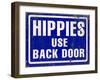 Hippies Back Door-Retroplanet-Framed Giclee Print