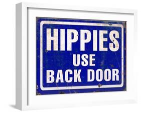 Hippies Back Door-Retroplanet-Framed Giclee Print