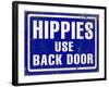 Hippies Back Door-Retroplanet-Framed Giclee Print