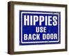 Hippies Back Door-Retroplanet-Framed Giclee Print