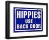 Hippies Back Door-Retroplanet-Framed Giclee Print