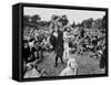 Hippies Dancing to Folk Music During Anti-War Demonstration-Ralph Crane-Framed Stretched Canvas