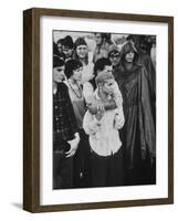 Hippies in Audience at Woodstock Music Festival-Bill Eppridge-Framed Premium Photographic Print