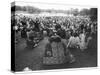 Hippies in Hyde Park-null-Stretched Canvas