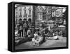 Hippies, Piccadilly 1969-null-Framed Stretched Canvas