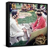 Hippies-null-Framed Stretched Canvas