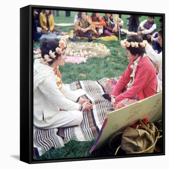 Hippies-null-Framed Stretched Canvas