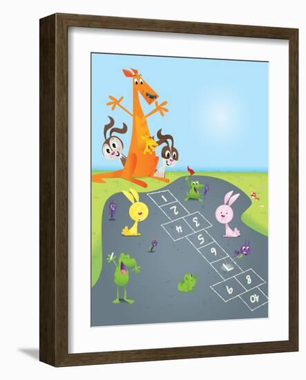 Hippity Hop - Humpty Dumpty-Rob McClurkan-Framed Giclee Print