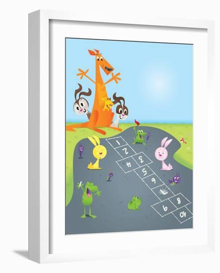 Hippity Hop - Humpty Dumpty-Rob McClurkan-Framed Giclee Print