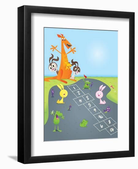 Hippity Hop - Humpty Dumpty-Rob McClurkan-Framed Premium Giclee Print