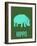 Hippo Blue-NaxArt-Framed Art Print