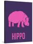 Hippo Pink-NaxArt-Stretched Canvas