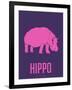 Hippo Pink-NaxArt-Framed Art Print