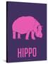 Hippo Pink-NaxArt-Stretched Canvas