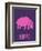 Hippo Pink-NaxArt-Framed Art Print