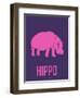 Hippo Pink-NaxArt-Framed Art Print