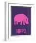 Hippo Pink-NaxArt-Framed Art Print