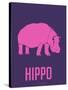 Hippo Pink-NaxArt-Stretched Canvas