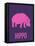 Hippo Pink-NaxArt-Framed Stretched Canvas