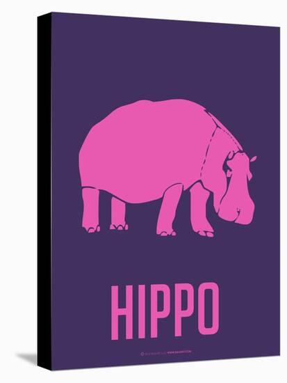 Hippo Pink-NaxArt-Stretched Canvas