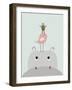 Hippo-Nanamia Design-Framed Art Print