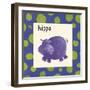 Hippo-null-Framed Giclee Print