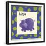 Hippo-null-Framed Giclee Print