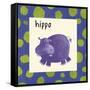 Hippo-null-Framed Stretched Canvas