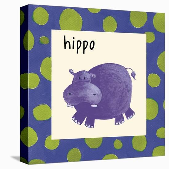 Hippo-null-Stretched Canvas