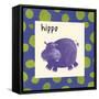 Hippo-null-Framed Stretched Canvas